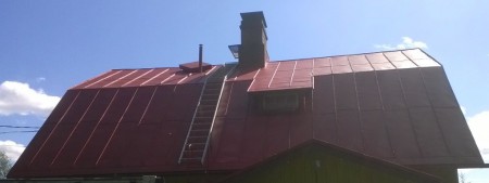 Katto pesun jälkeen